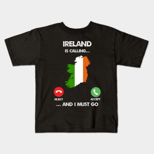 Ireland is calling irish pride funny Kids T-Shirt